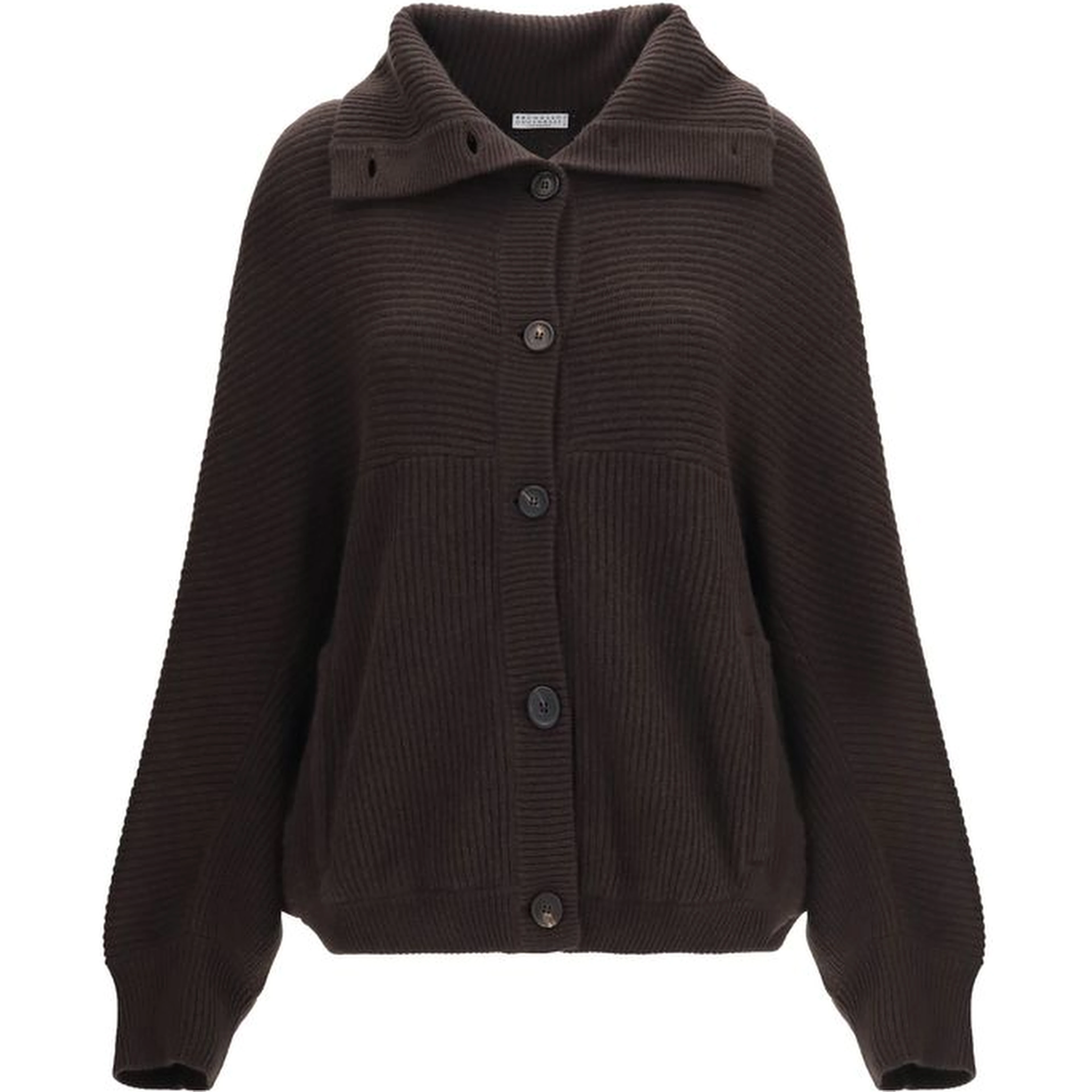 Brown Cashmere Cardigan