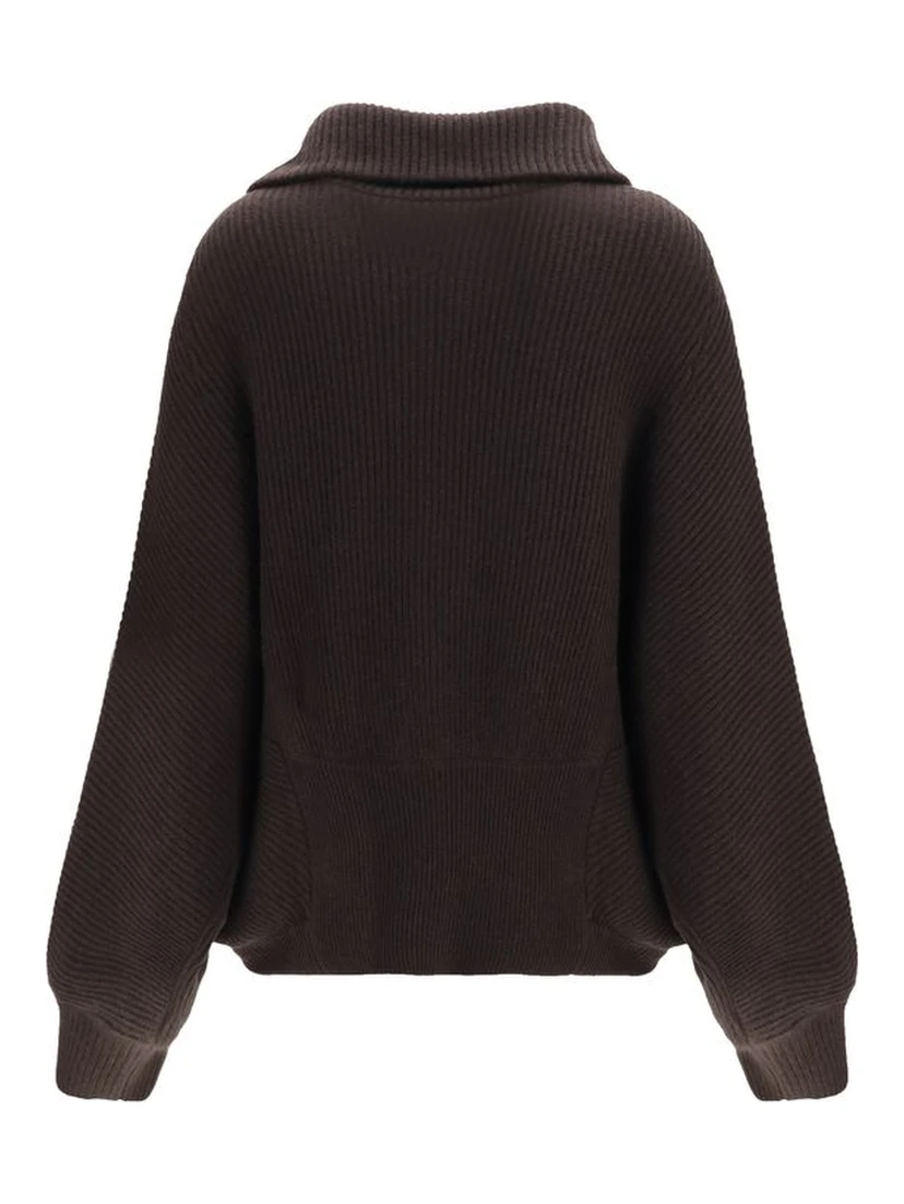 Brown Cashmere Cardigan
