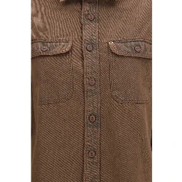 Brown Denim Shirt