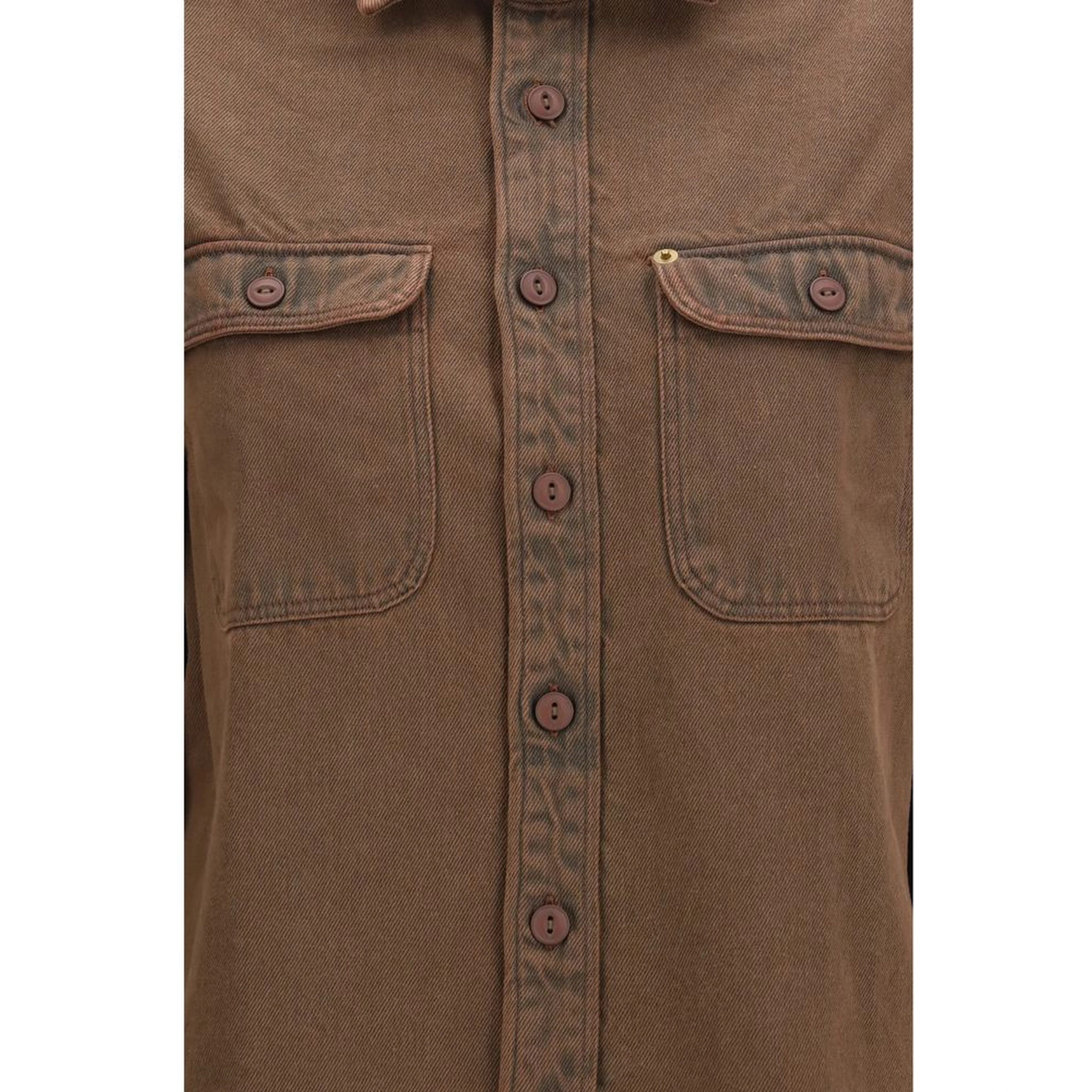Brown Denim Shirt