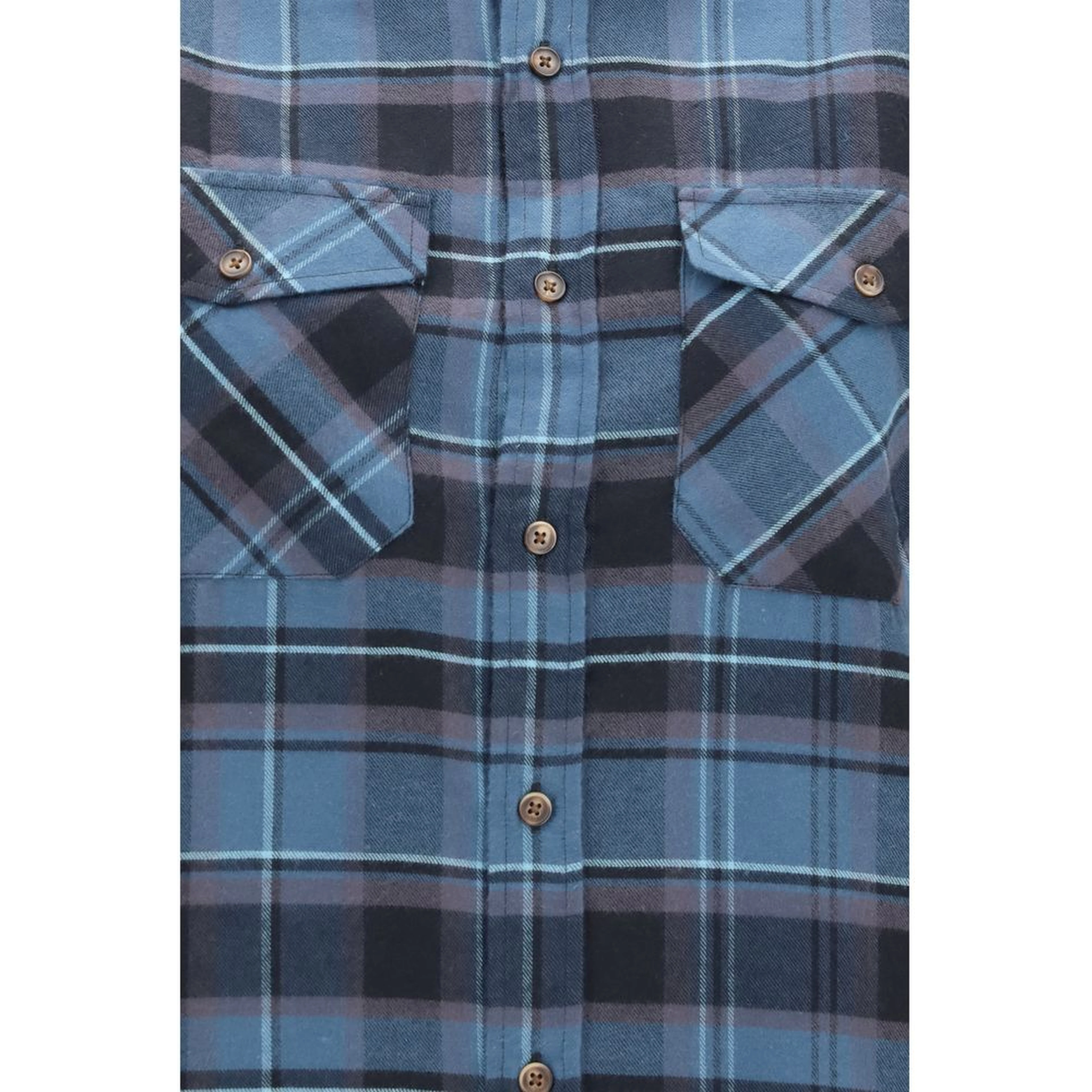 Blue Cotton Pattern Shirt