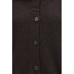 Brown Cashmere Cardigan
