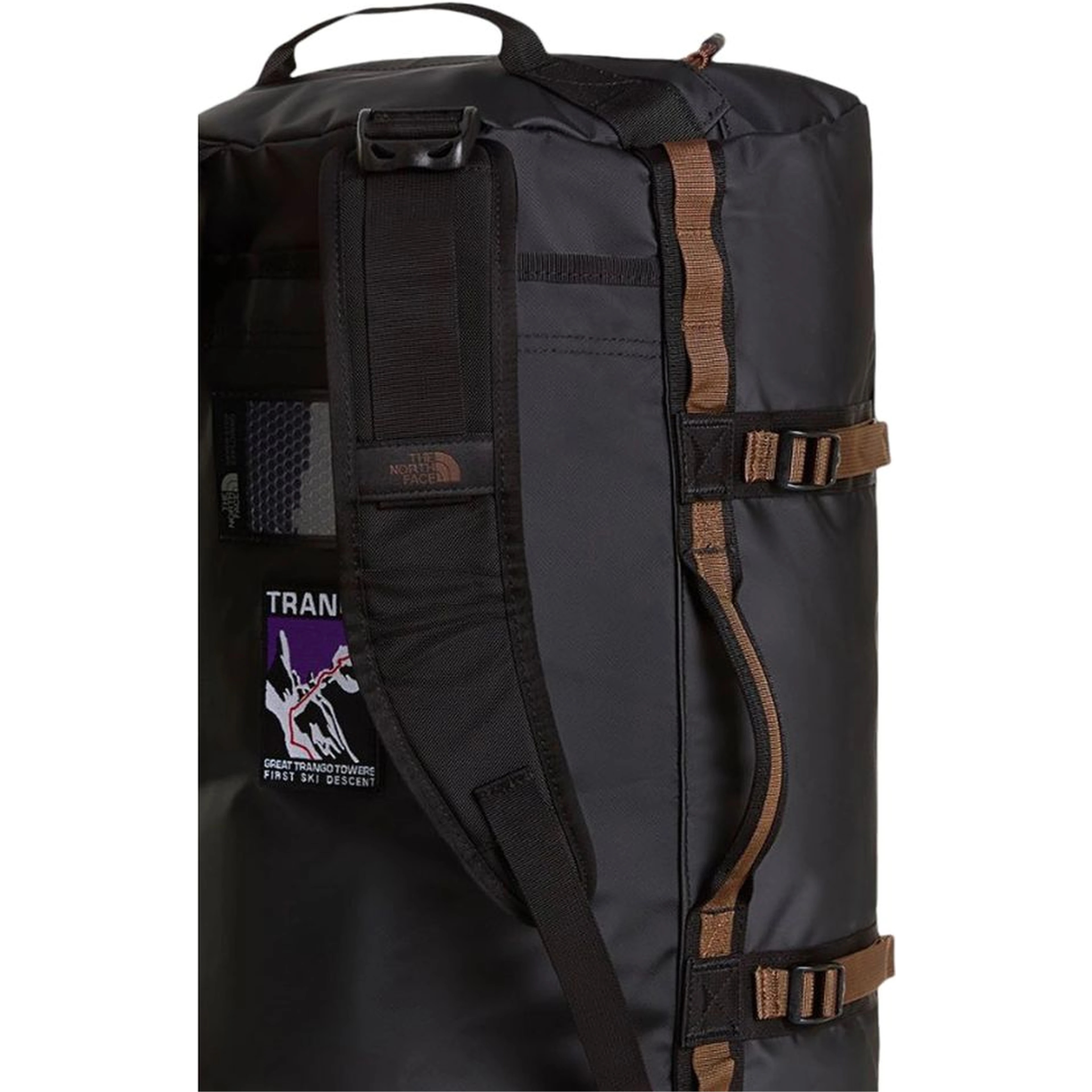 Brown Nylon Shoulder Bag