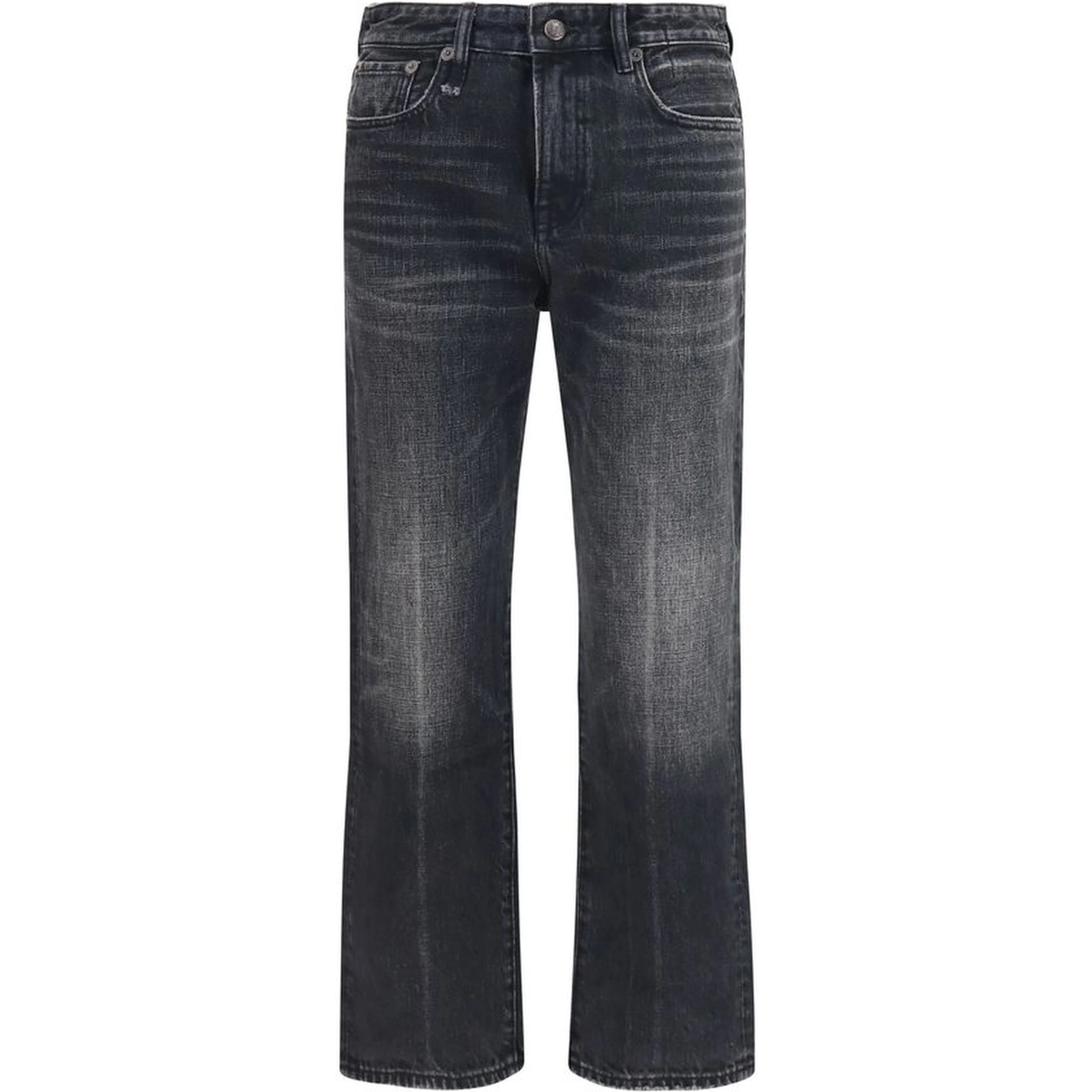 Black Cotton Boyfriend Jeans