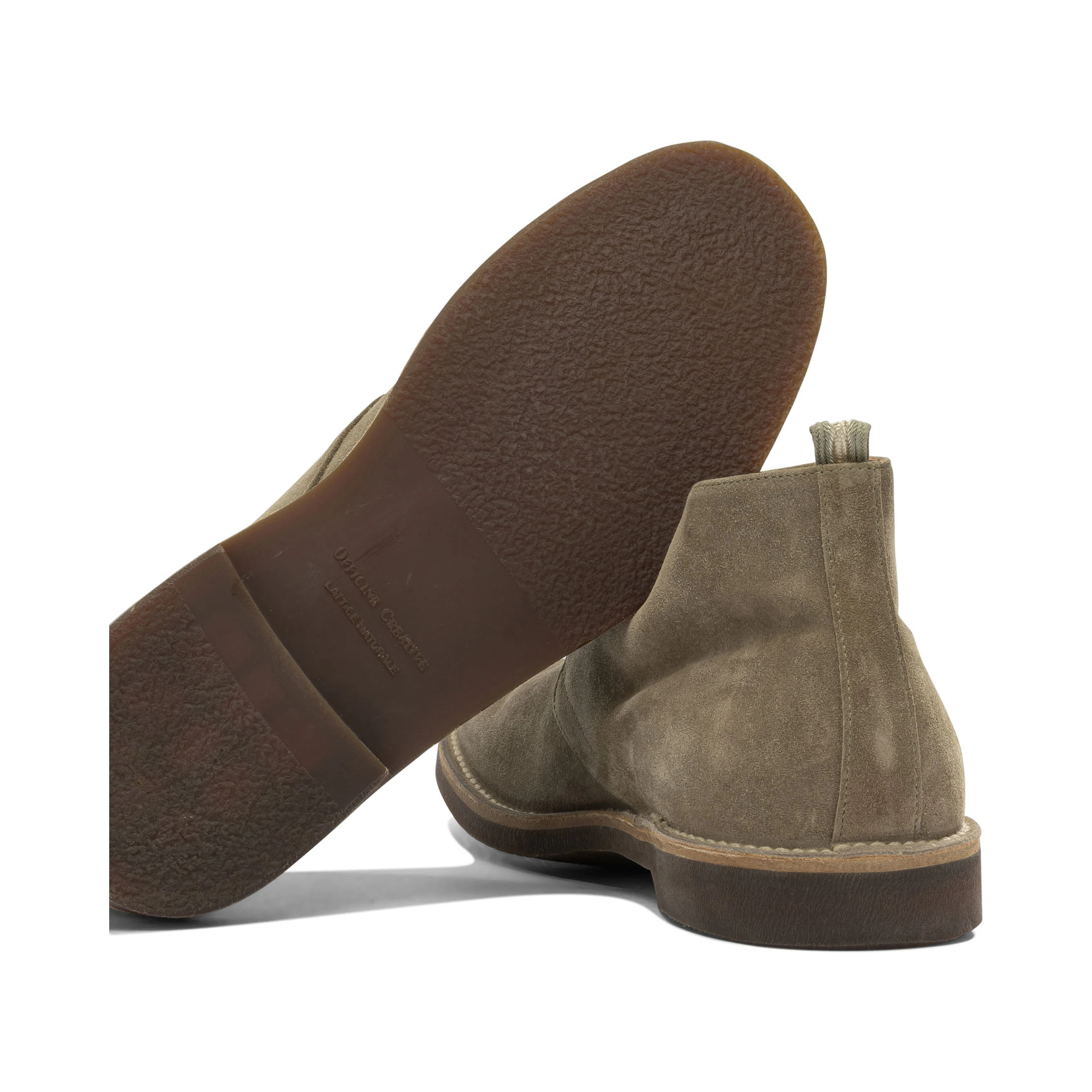 "Chukka" suede brogues