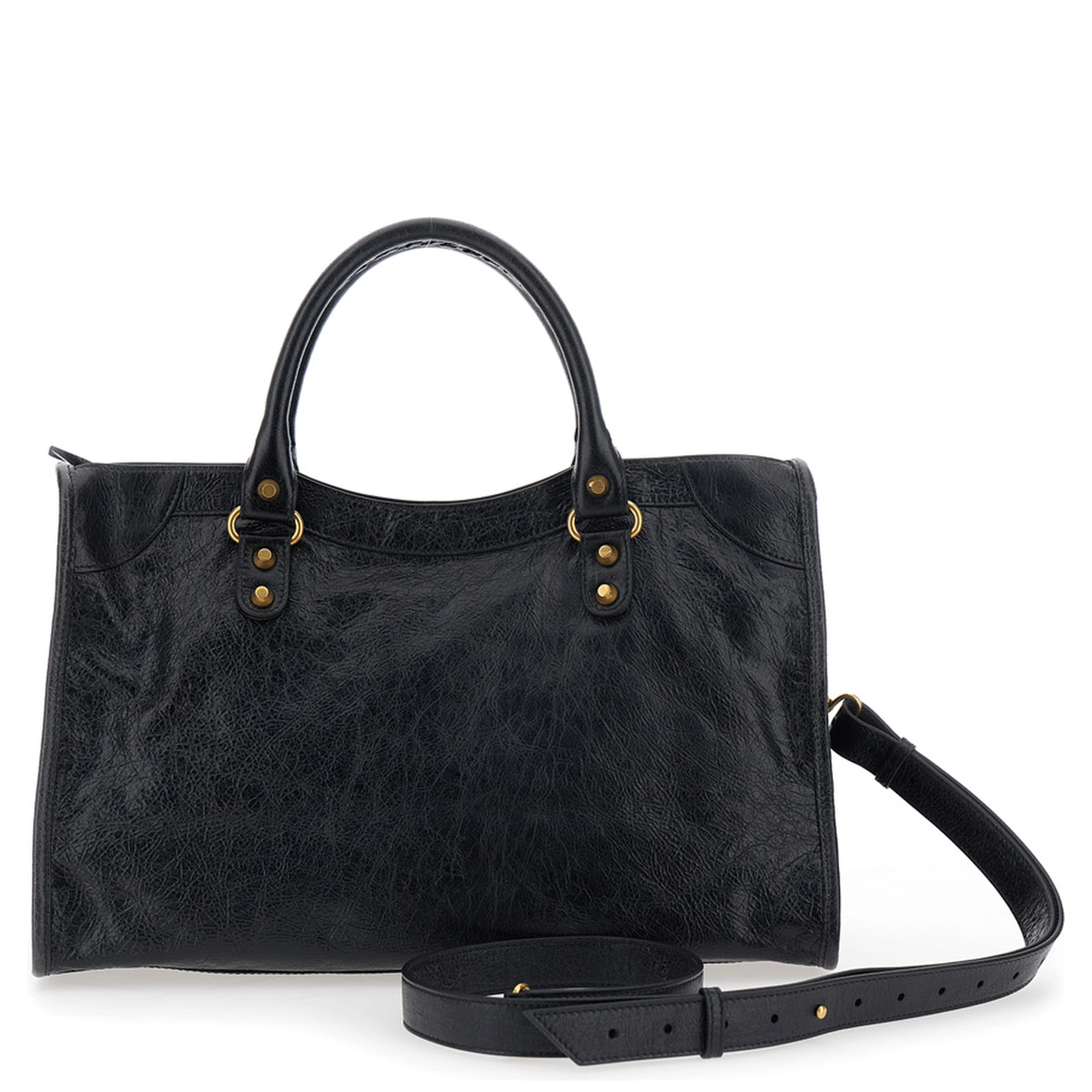 Handbag Le City Medium with Adjustable and Removable Black Leather Shoulder Strap for Women