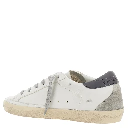 Low Sneakers Superstar with Vintage White Leather Star Patch for Women