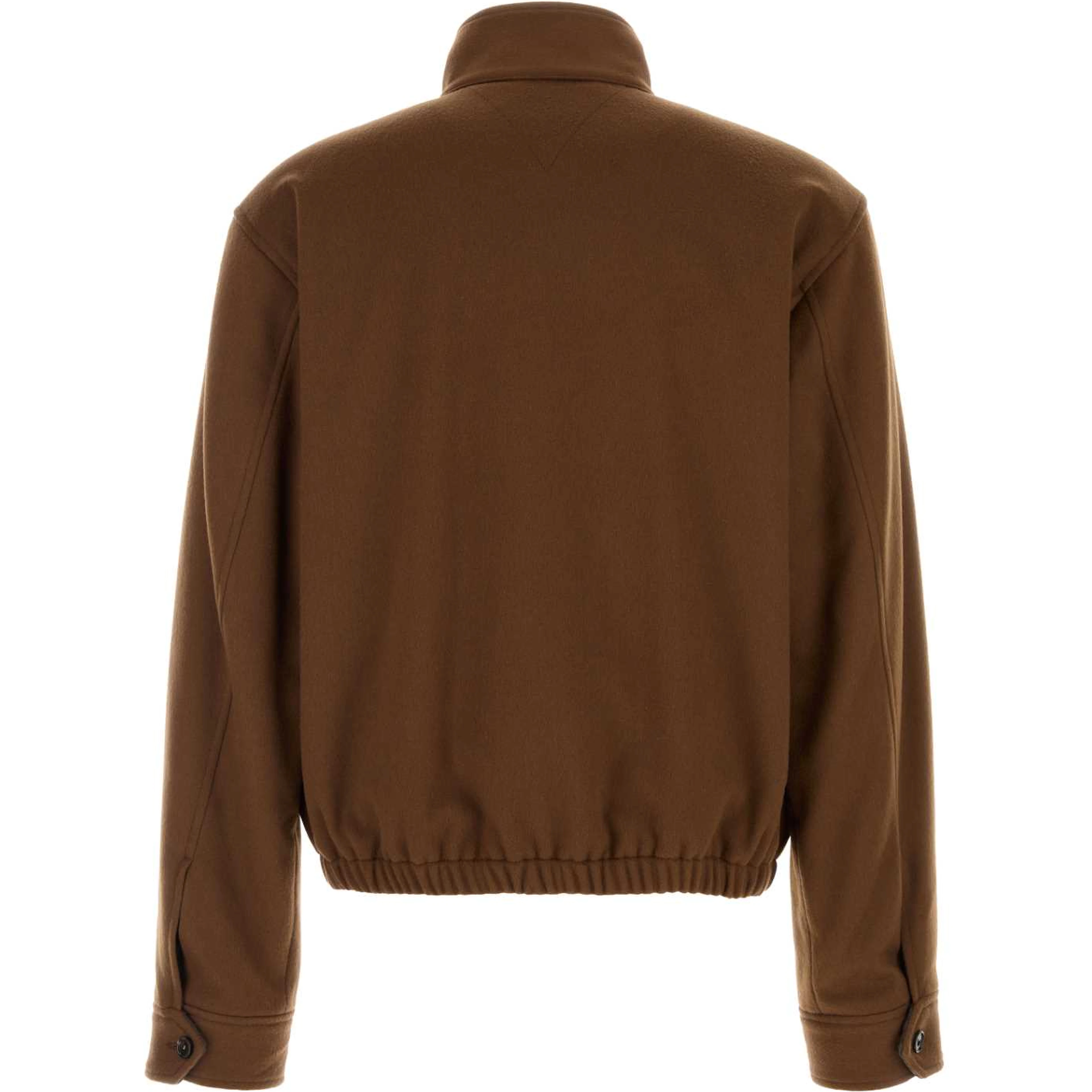 BLOUSON IN LANA CASHMERE CON COLLO STAND E POLSINI
