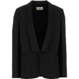 JACKET GRAIN DE POUDRE+SATIN