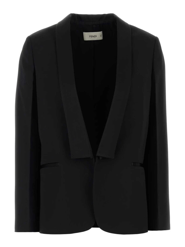 JACKET GRAIN DE POUDRE+SATIN