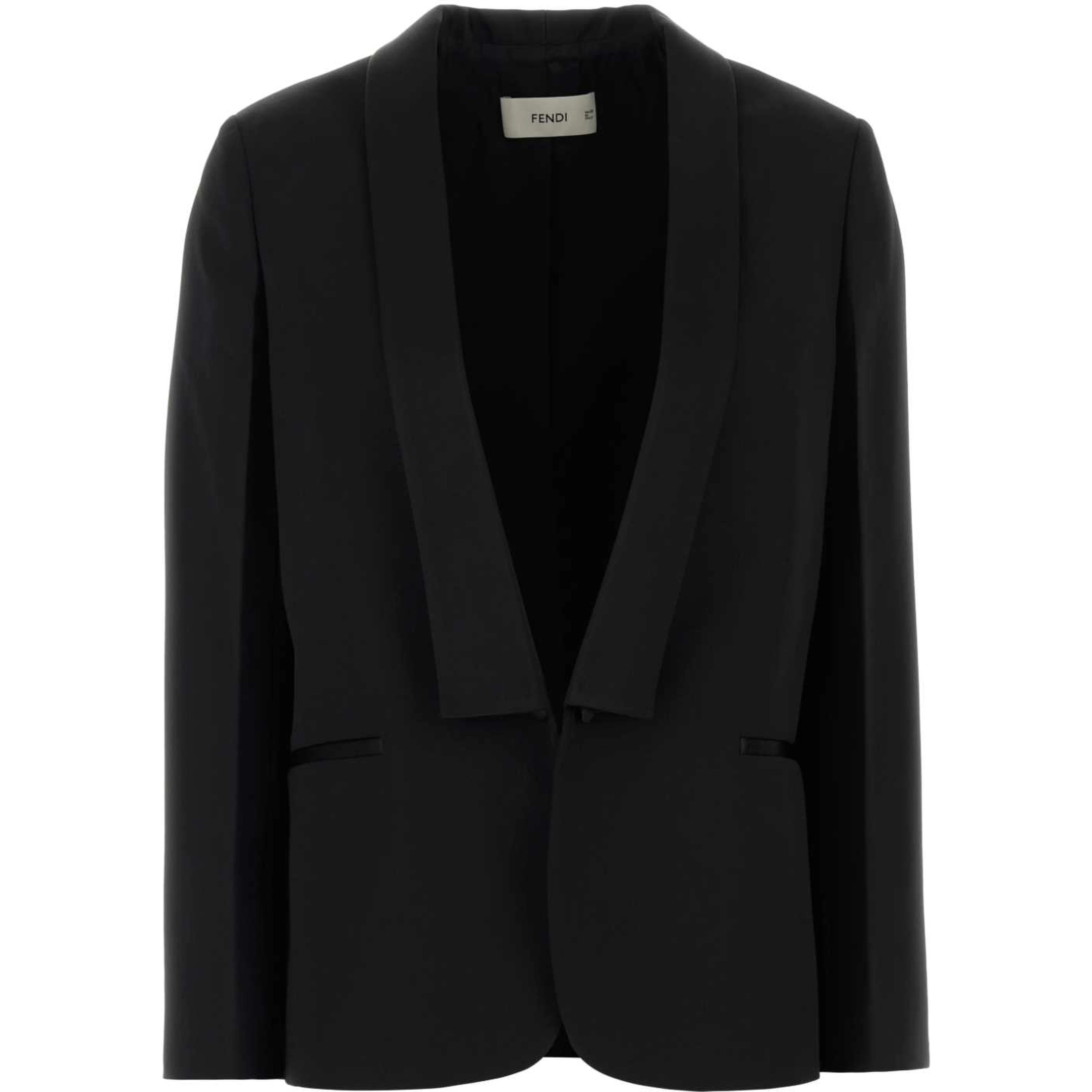 JACKET GRAIN DE POUDRE+SATIN