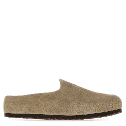 Amsterdam Wrapped taupe, Suede Leather