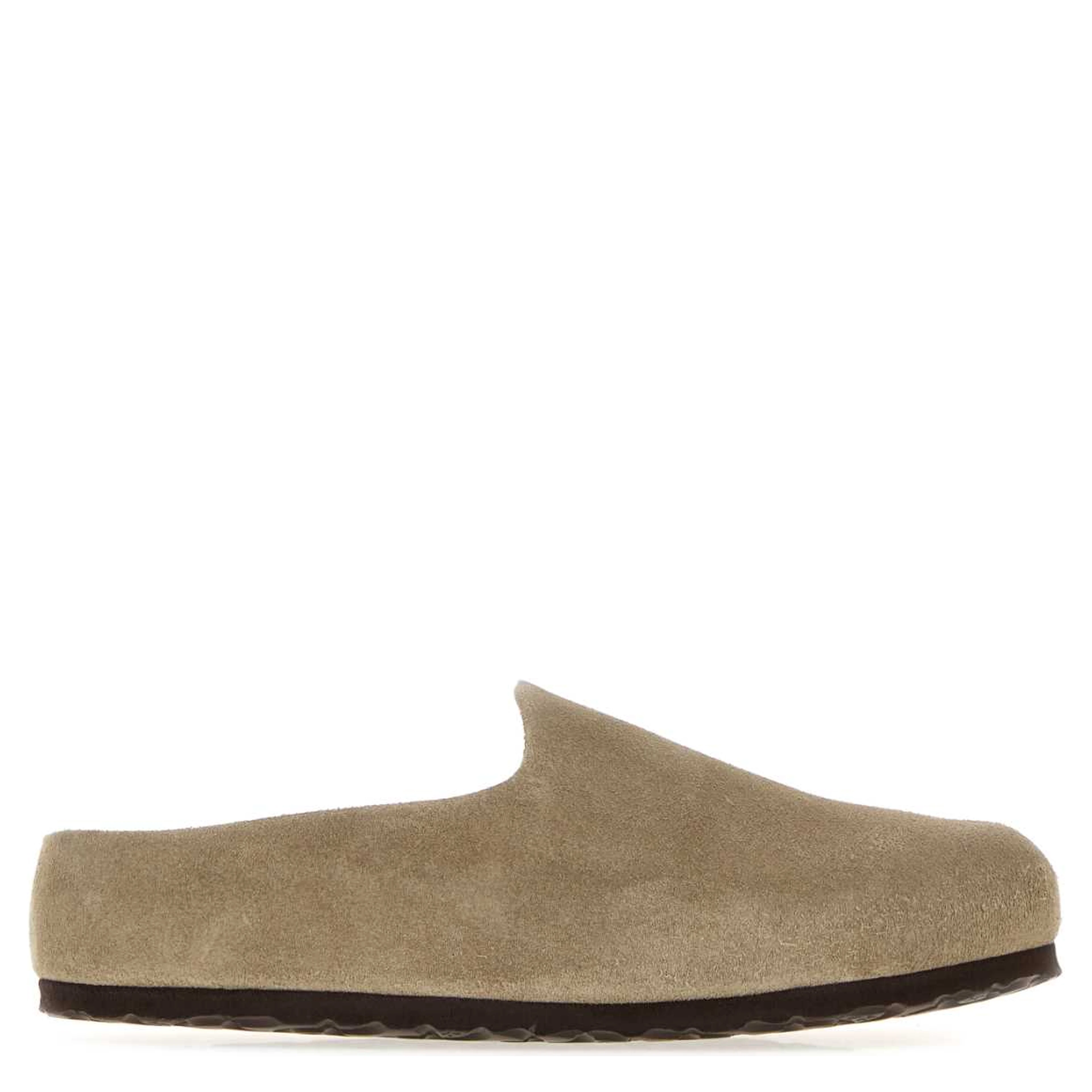 Amsterdam Wrapped taupe, Suede Leather