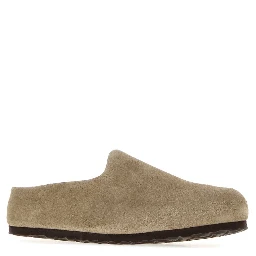 Amsterdam Wrapped taupe, Suede Leather