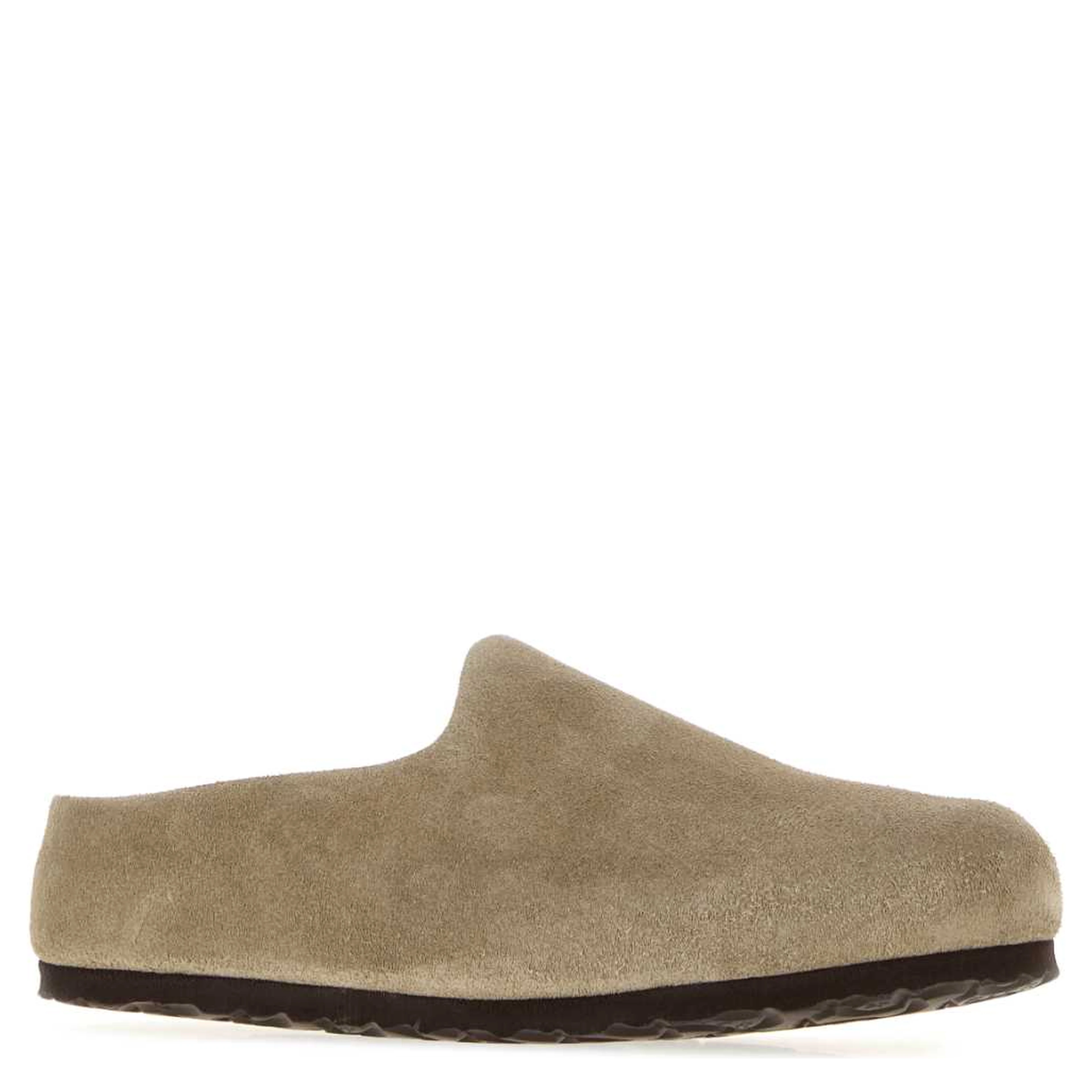Amsterdam Wrapped taupe, Suede Leather