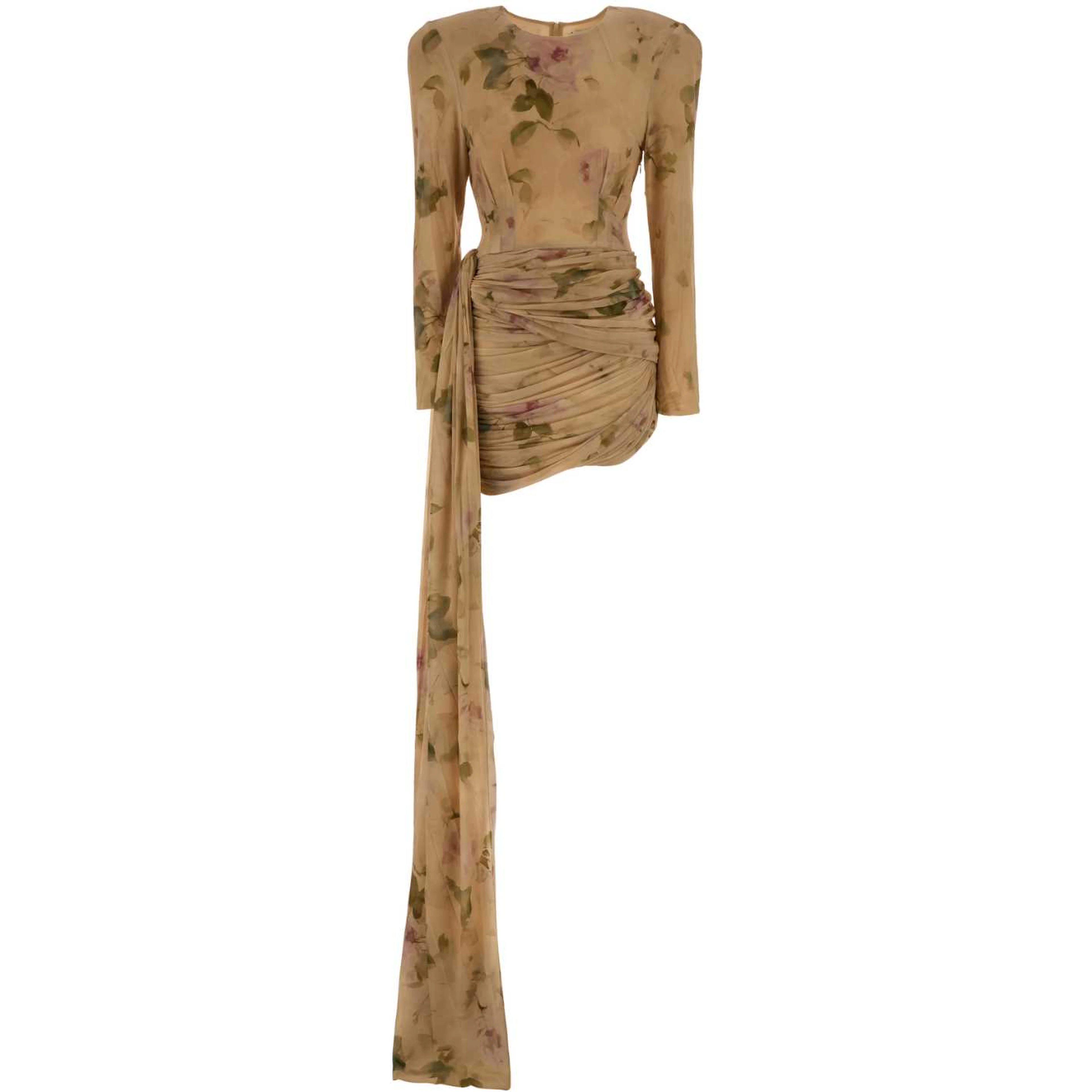 AW26 DRESS 06 BEIGE PRINT