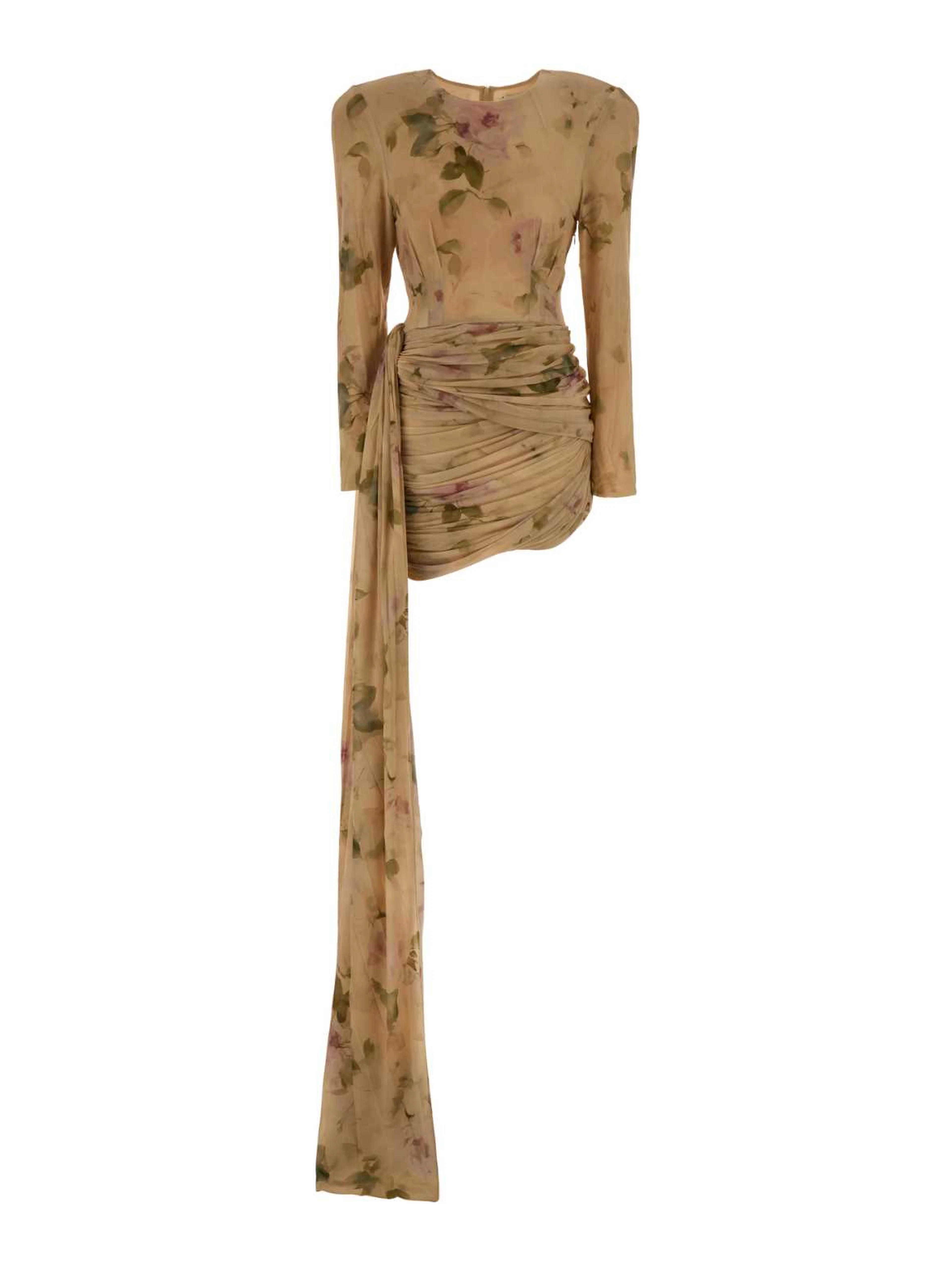 AW26 DRESS 06 BEIGE PRINT