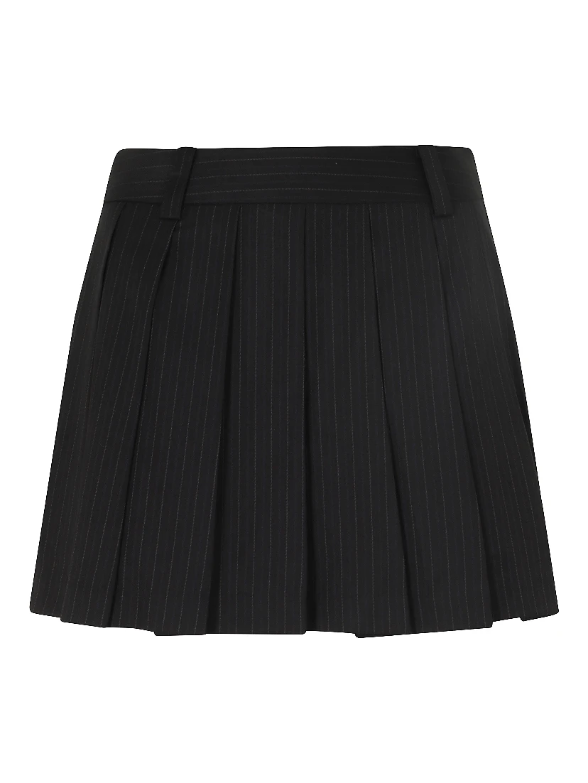 PLEATS MINI SKIRT