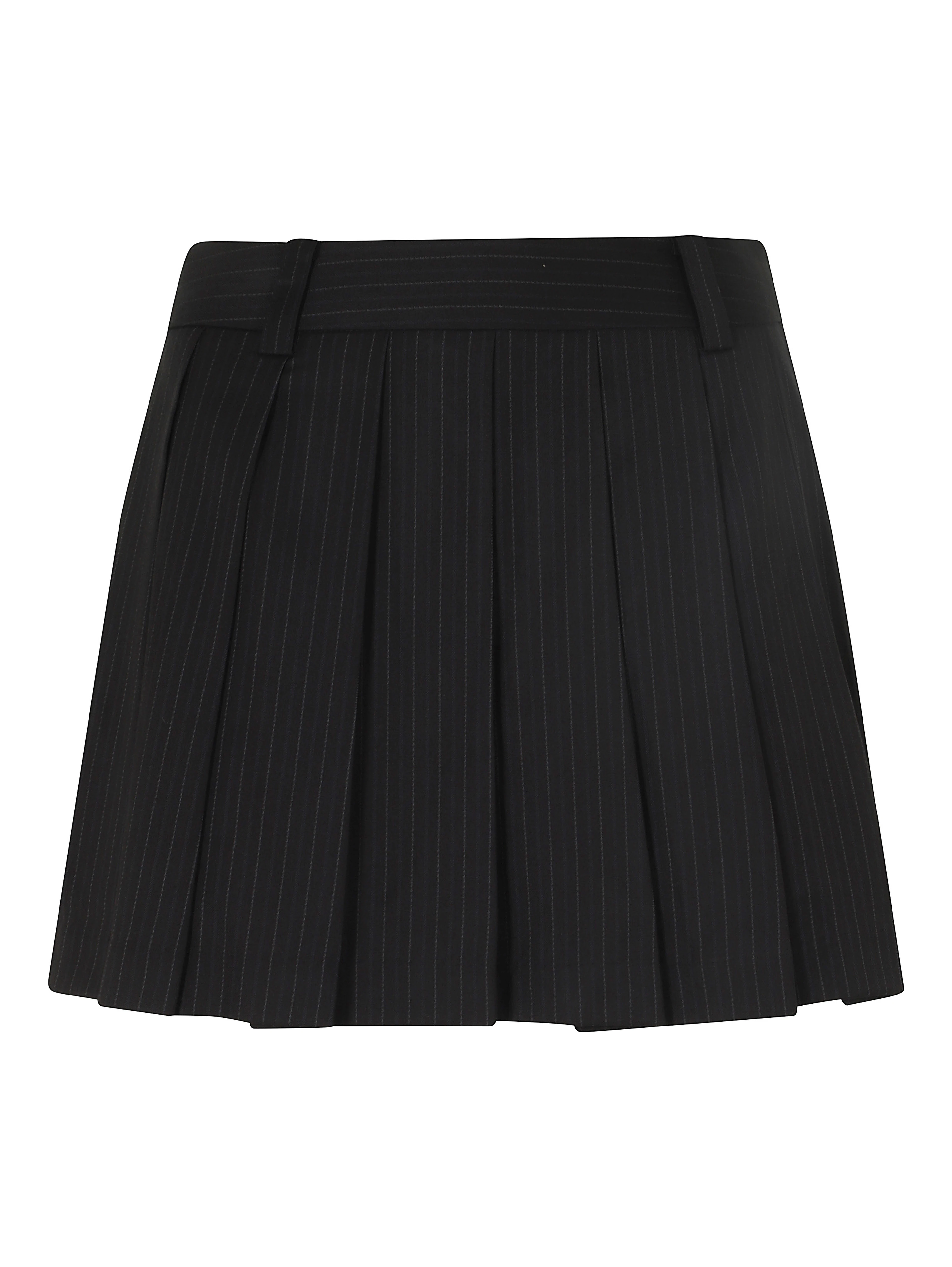 PLEATS MINI SKIRT