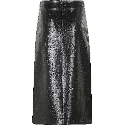 FAUX LEATHER SKIRT