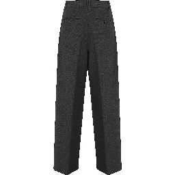 DOUBLE PLEATED WIDE SLACKS