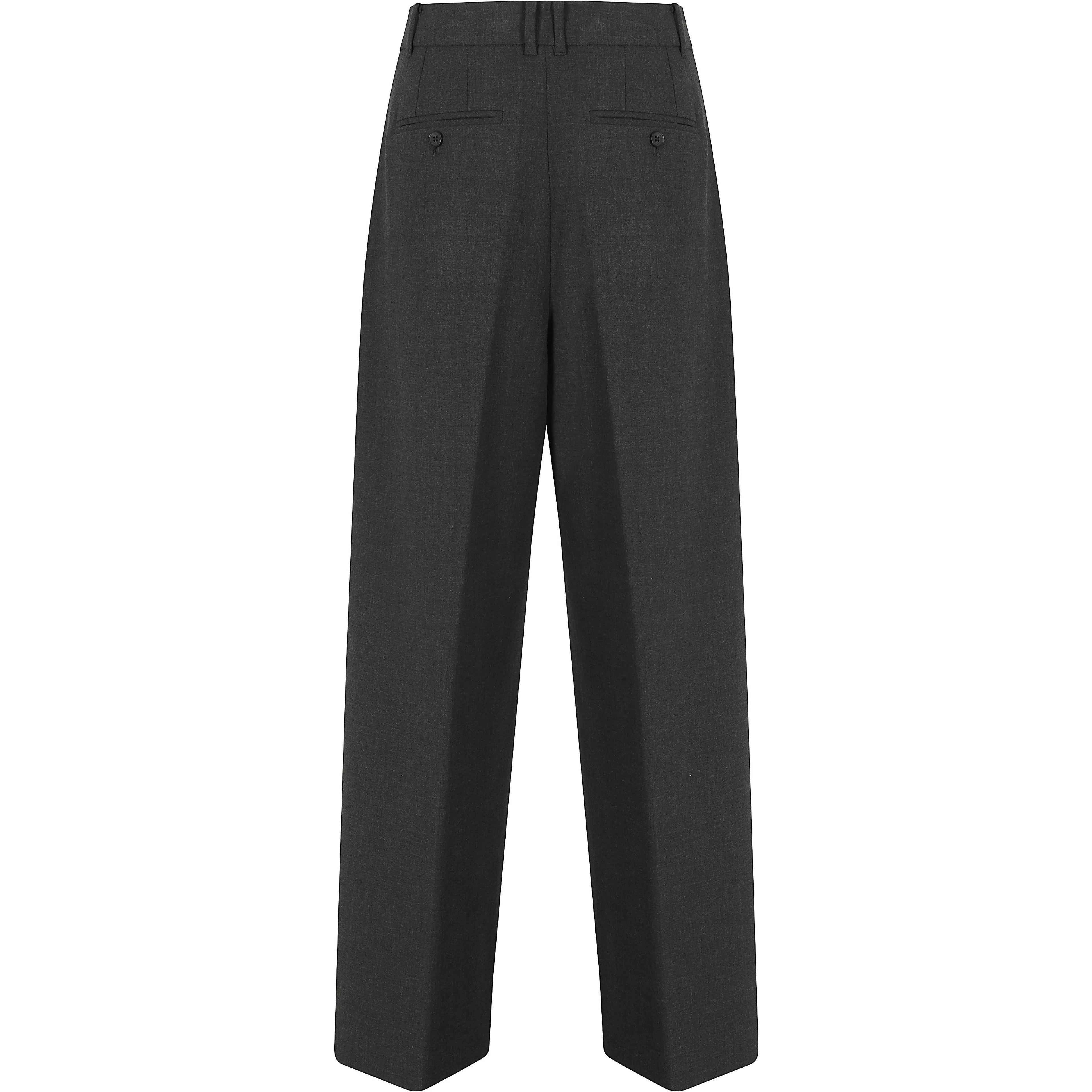 DOUBLE PLEATED WIDE SLACKS