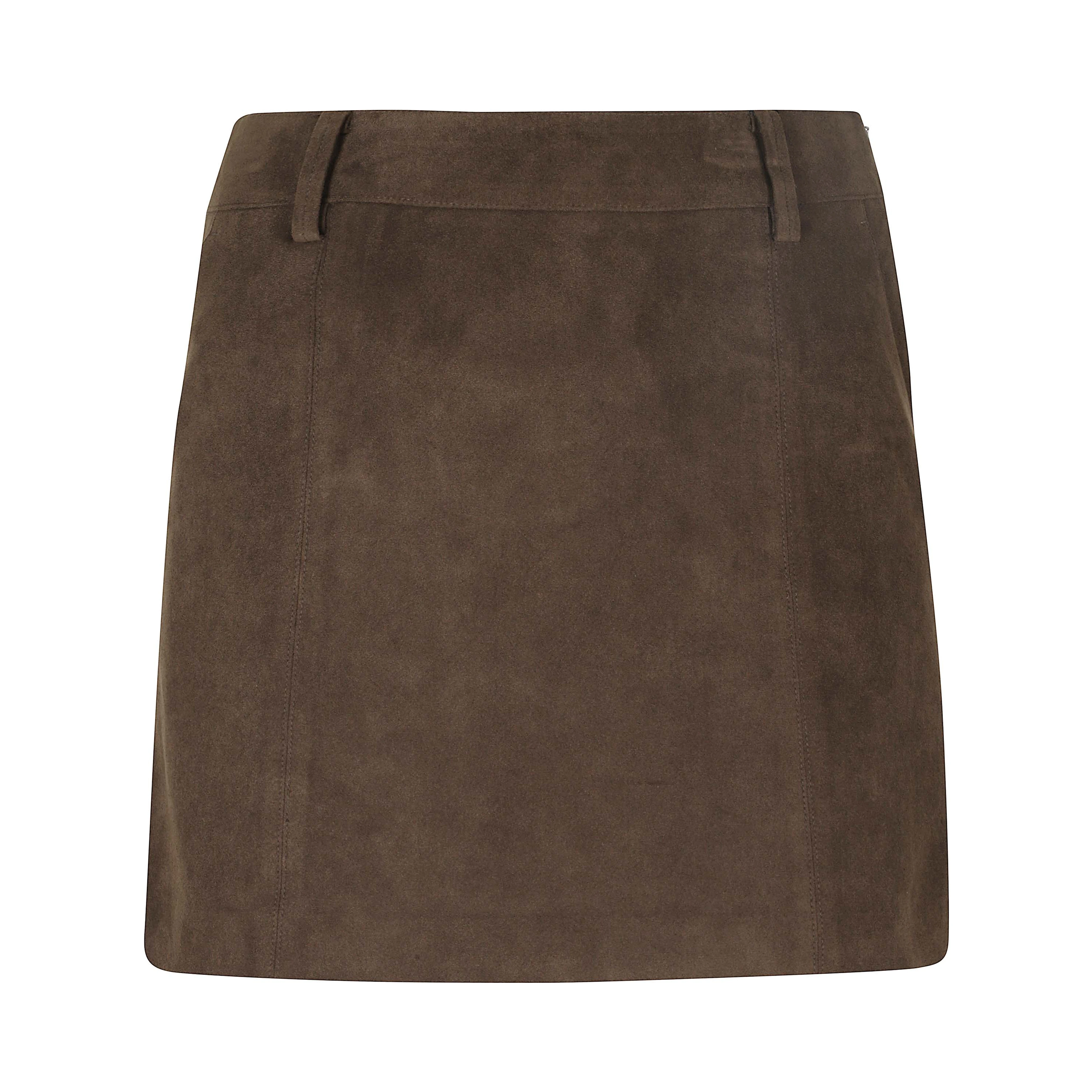 ALTER SUEDE MINI SKIRT