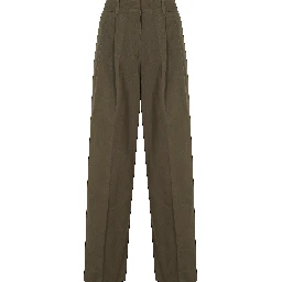 DOUBLE PLEATED WIDE SLACKS