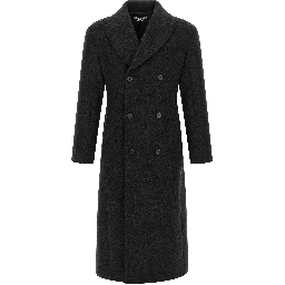 Gray Virgin Wool Coat