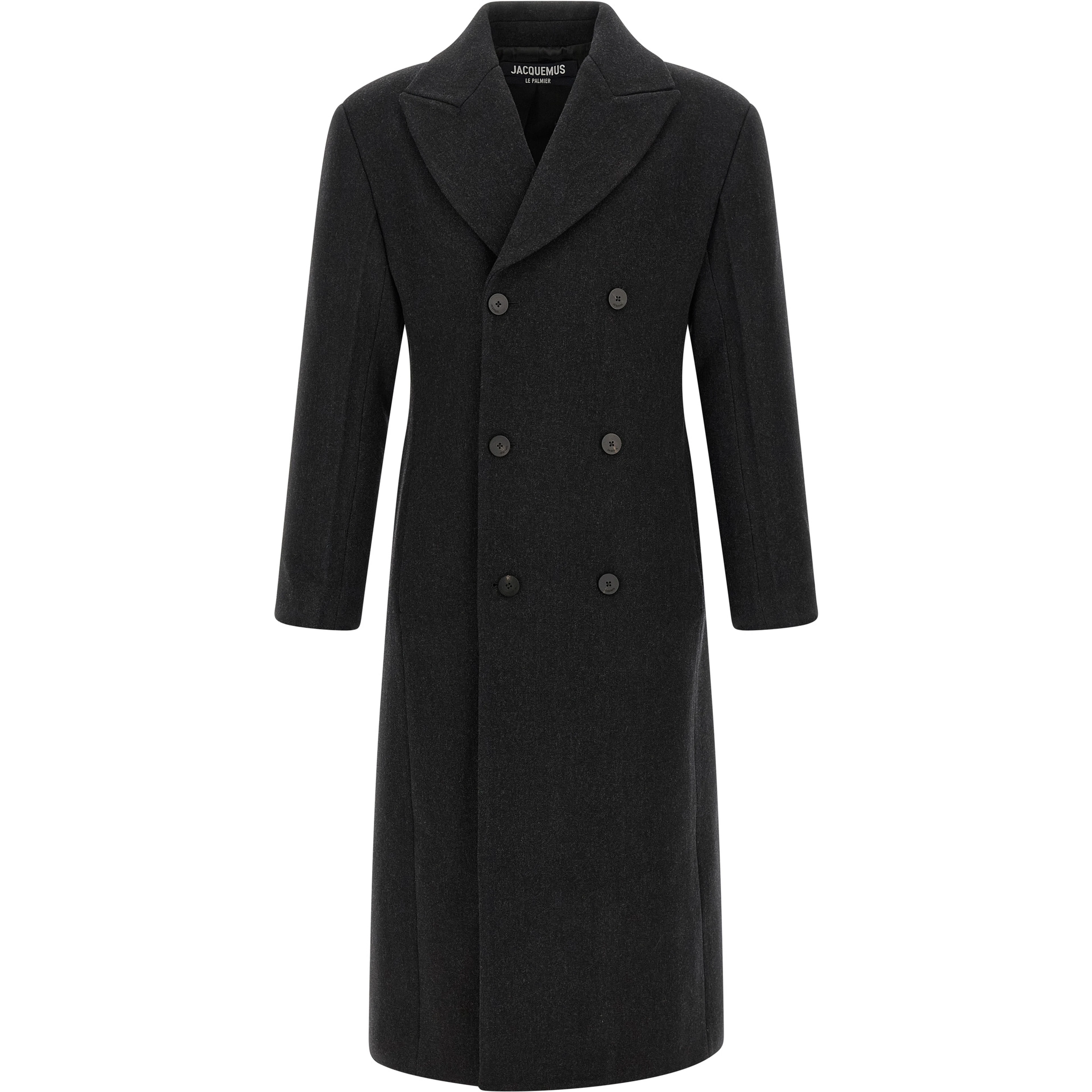 Gray Virgin Wool Coat