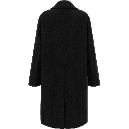 Black Virgin Wool Coat