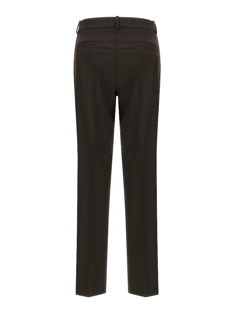 Brown Virgin Wool Dress Pants alternative