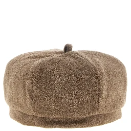 Brown Virgin Wool Hat