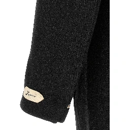 Gray Virgin Wool Coat