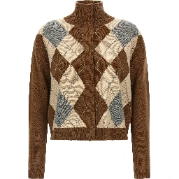 Brown Wool Cardigan