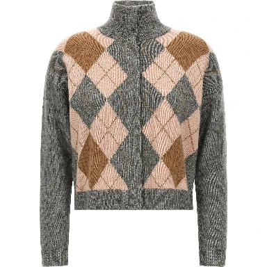 Gray Wool Cardigan