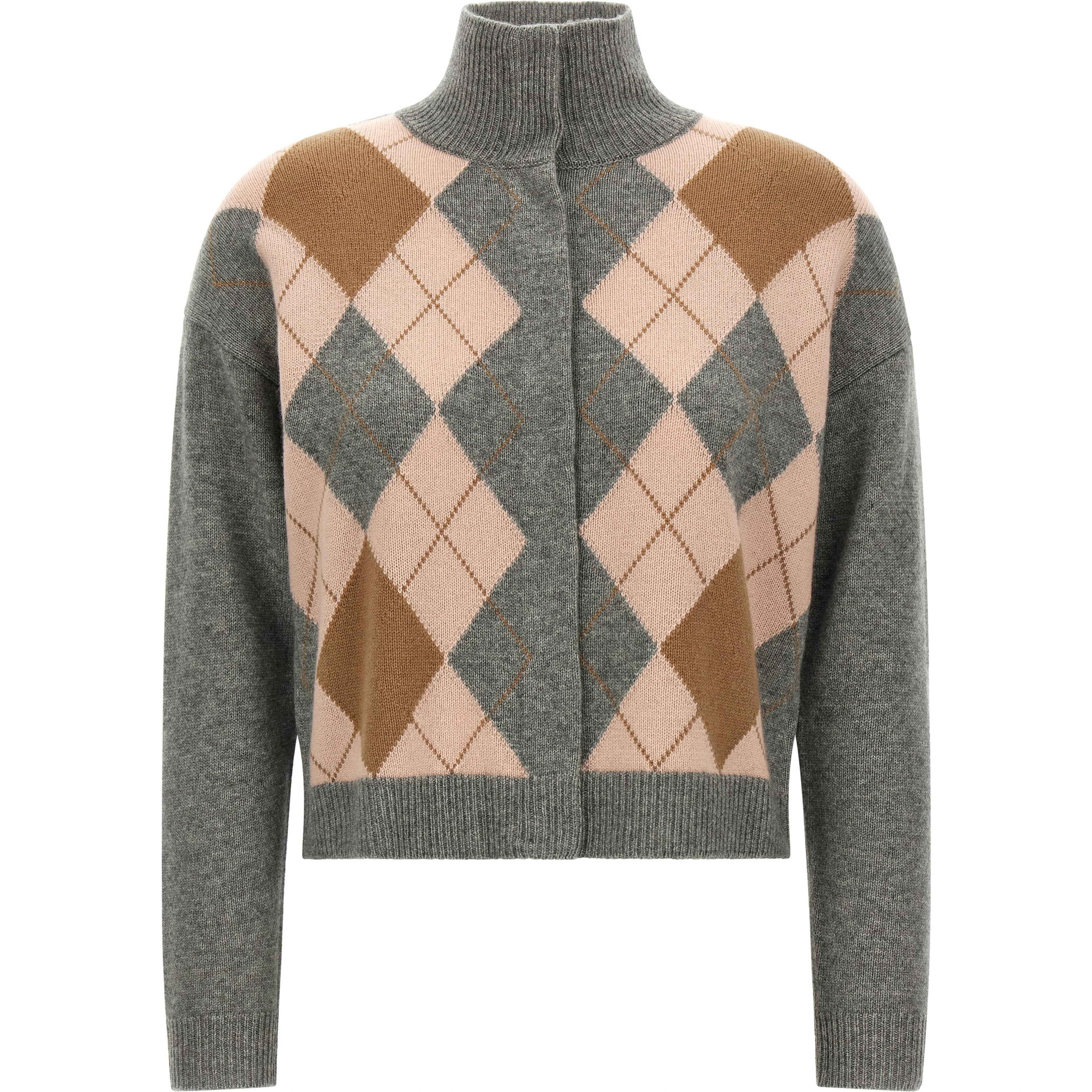 Gray Wool Cardigan