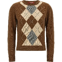 Brown Wool Cardigan
