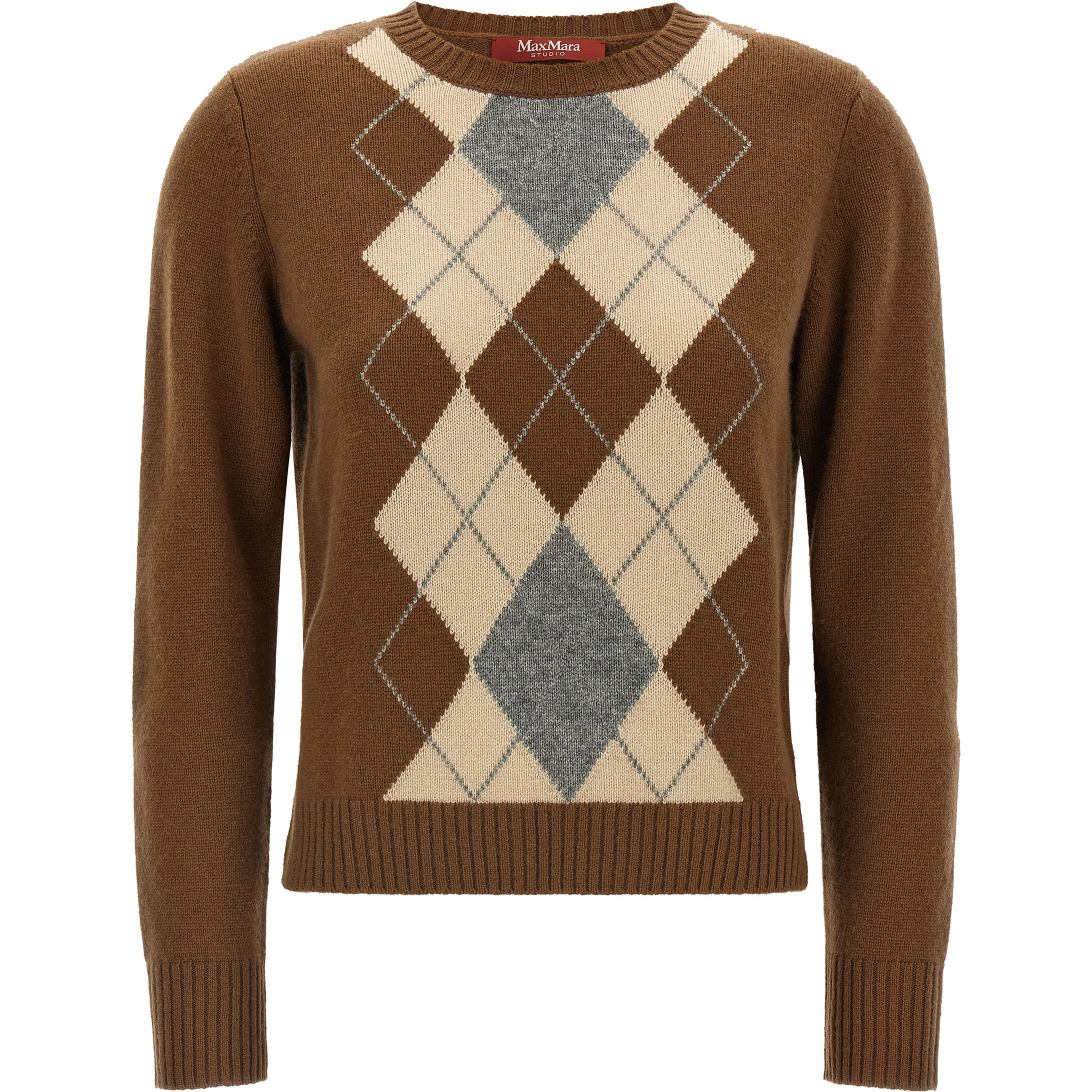 Brown Wool Cardigan