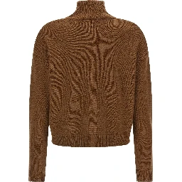 Brown Wool Cardigan