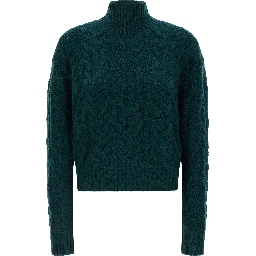 Bicolor Wool Cardigan