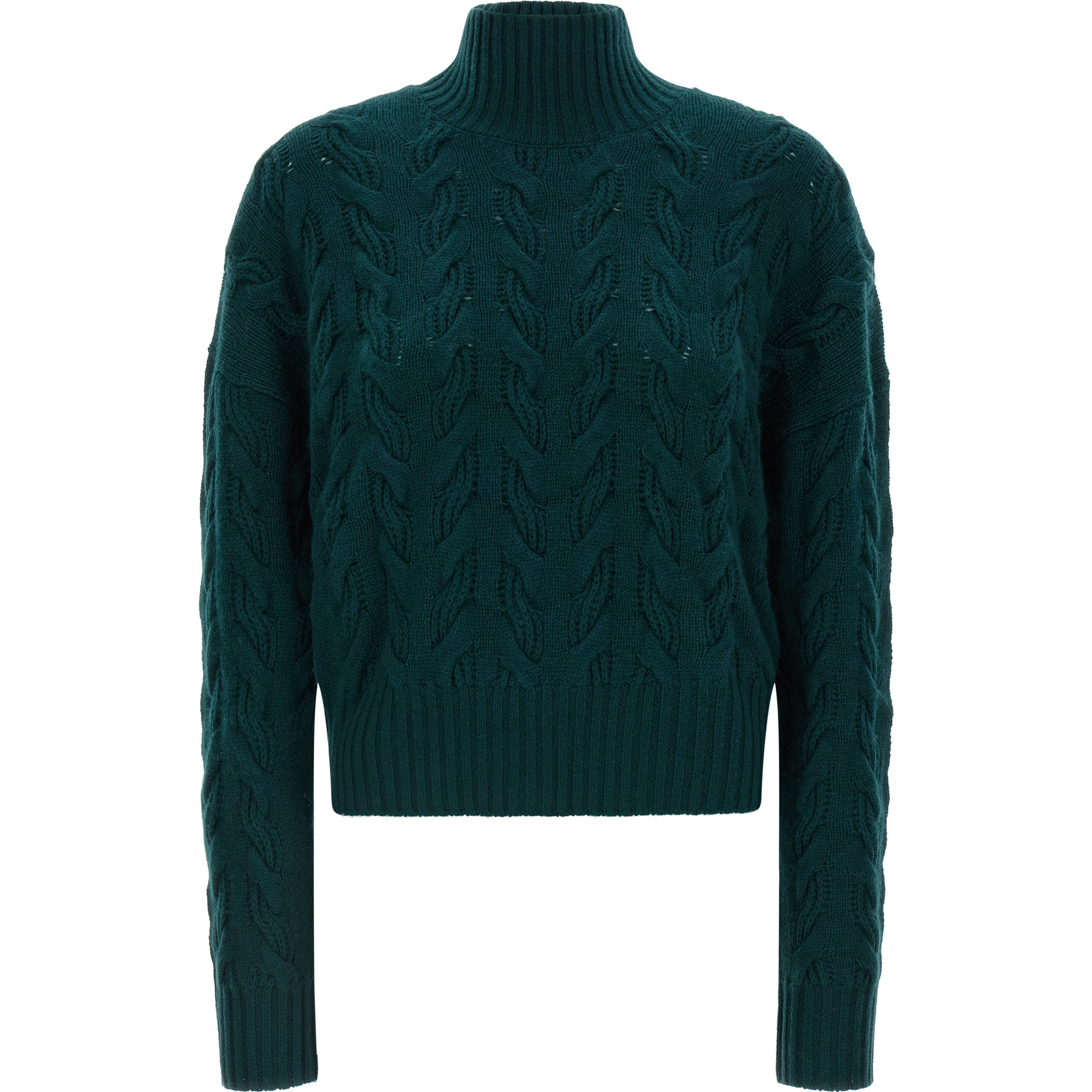 Bicolor Wool Cardigan