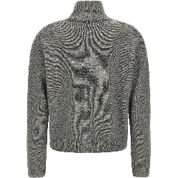 Gray Wool Cardigan