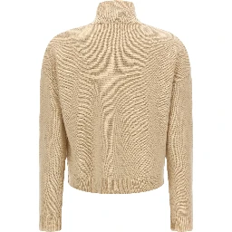 Beige Wool Cardigan