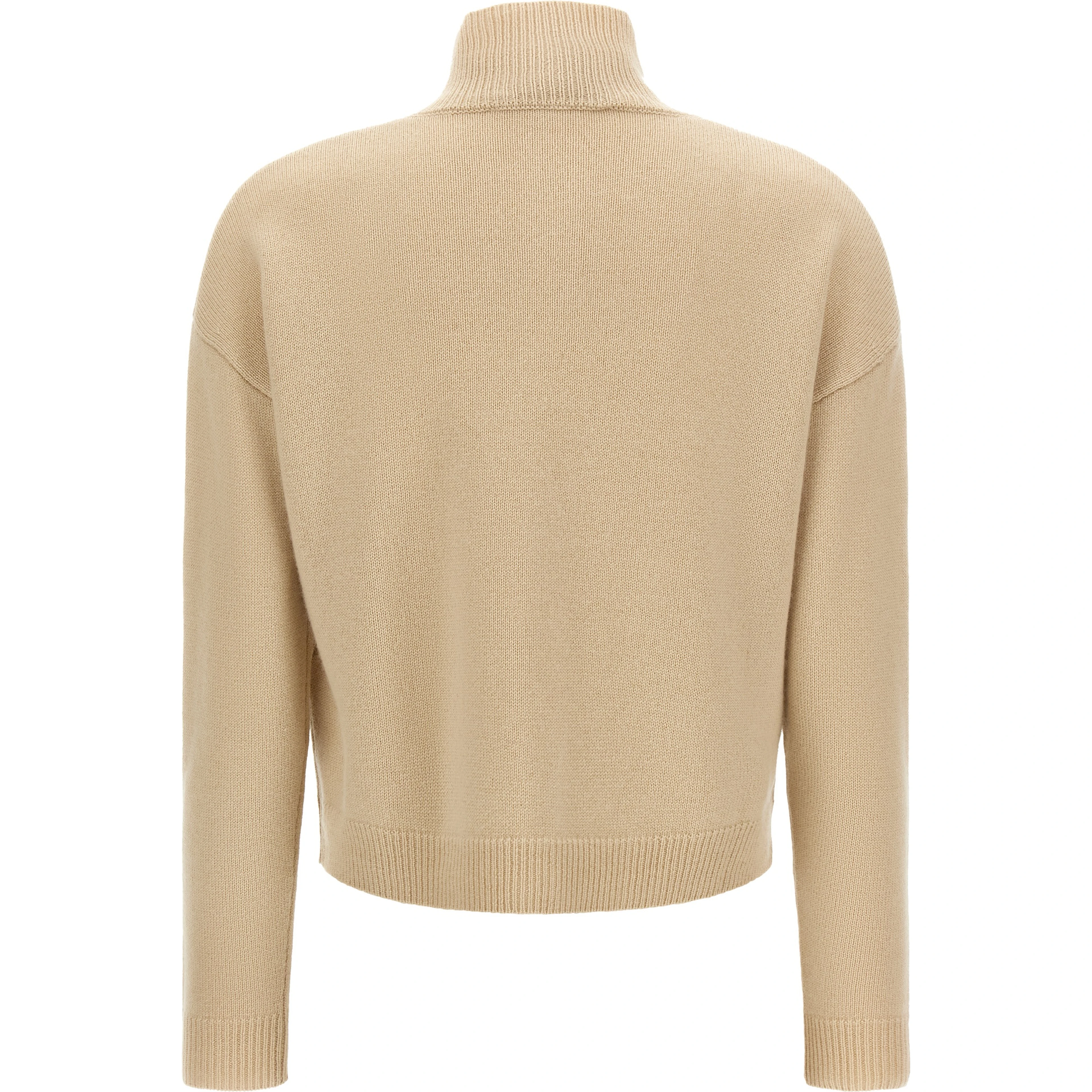 Beige Wool Cardigan