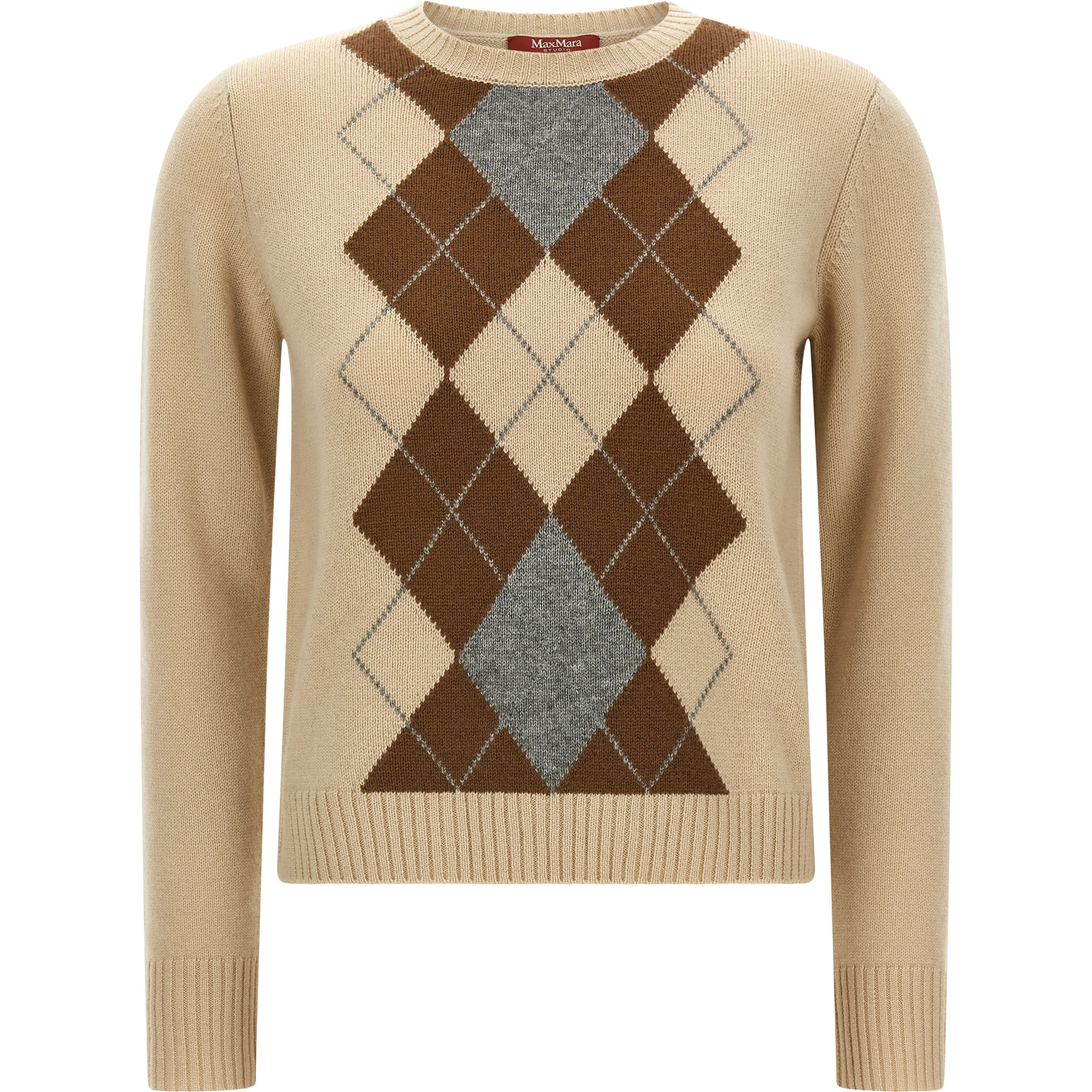 Beige Wool Cardigan