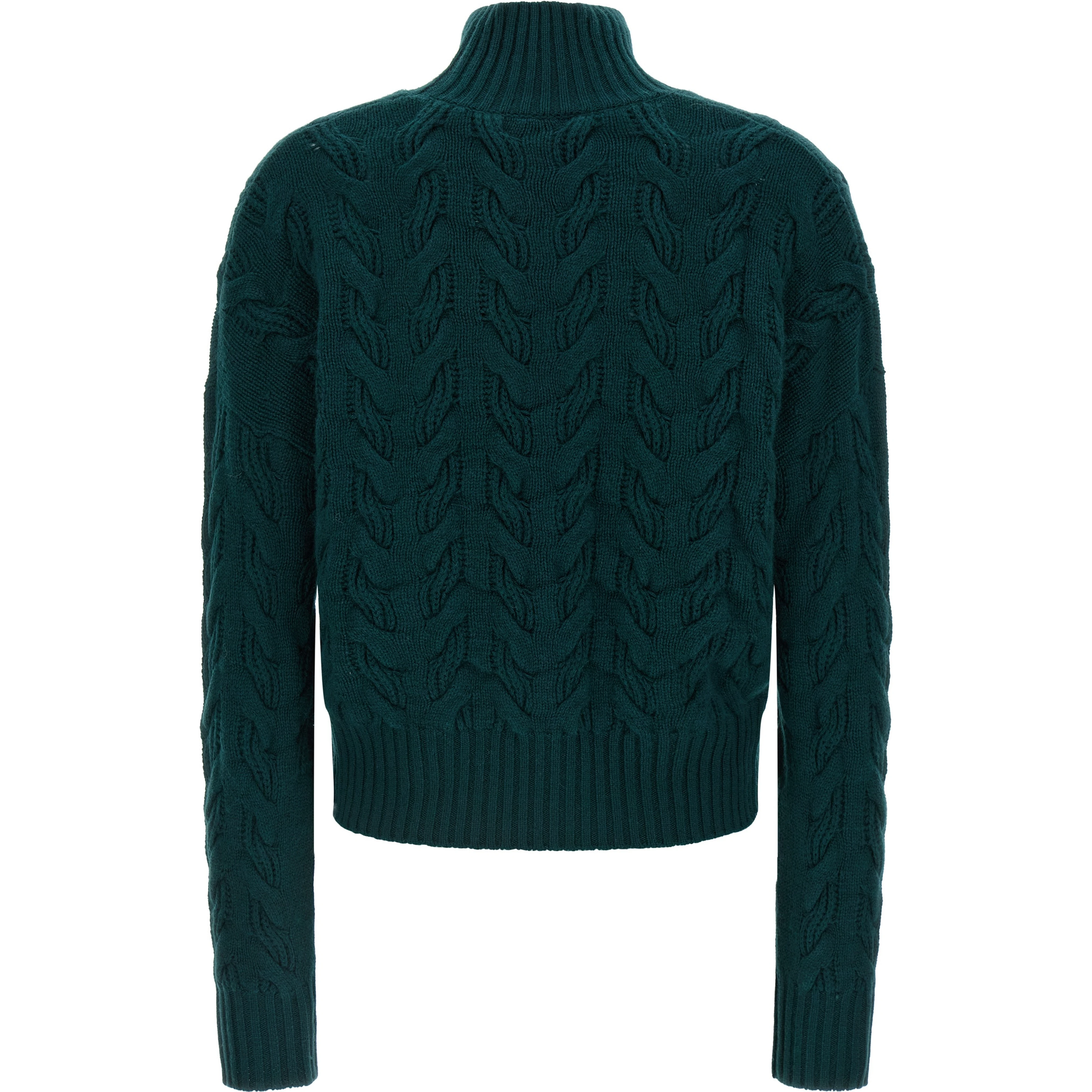 Bicolor Wool Cardigan