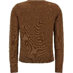 Brown Wool Cardigan