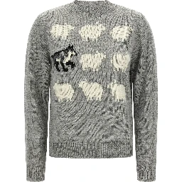 Gray Acetate Cardigan