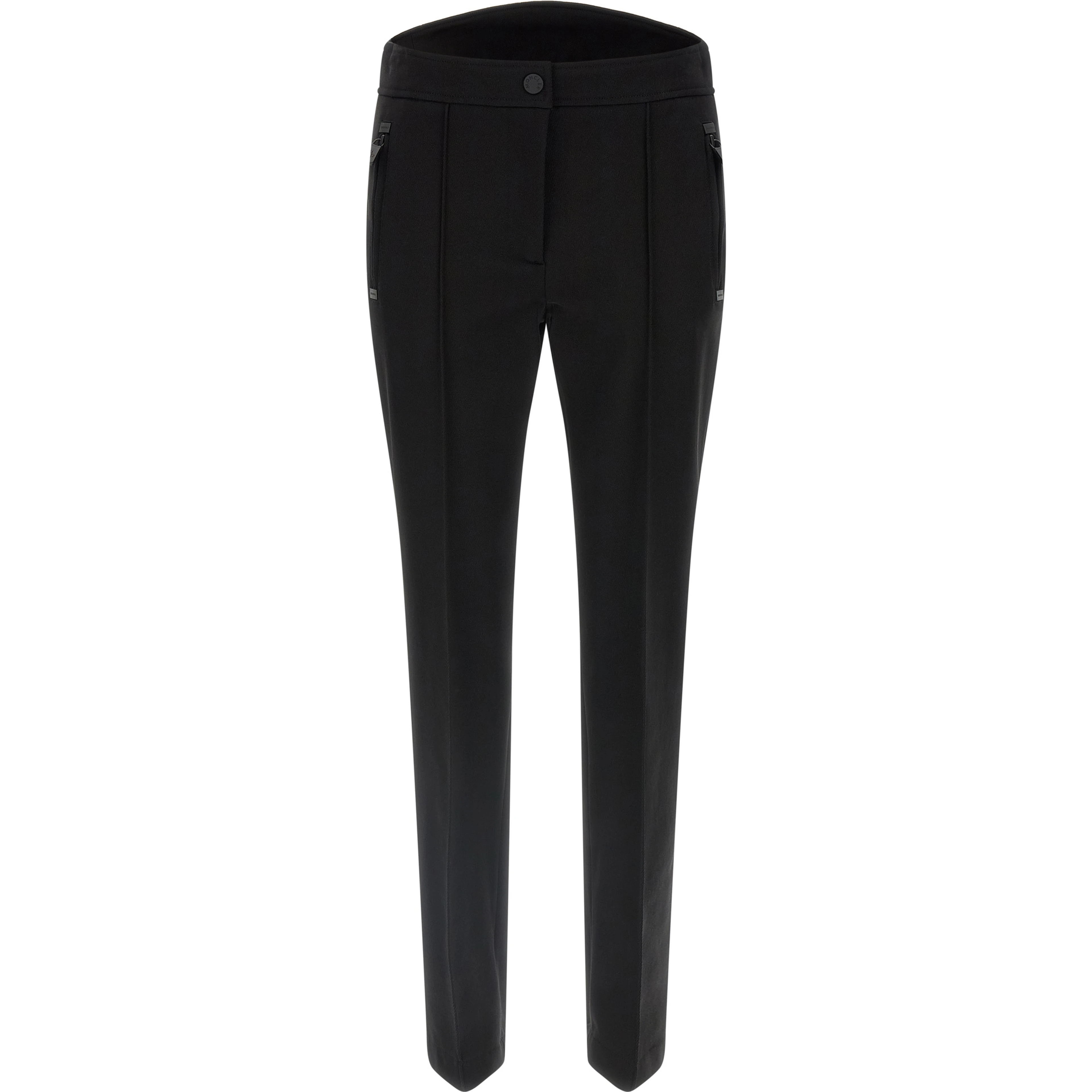 Black Polyamide Athletic Pants